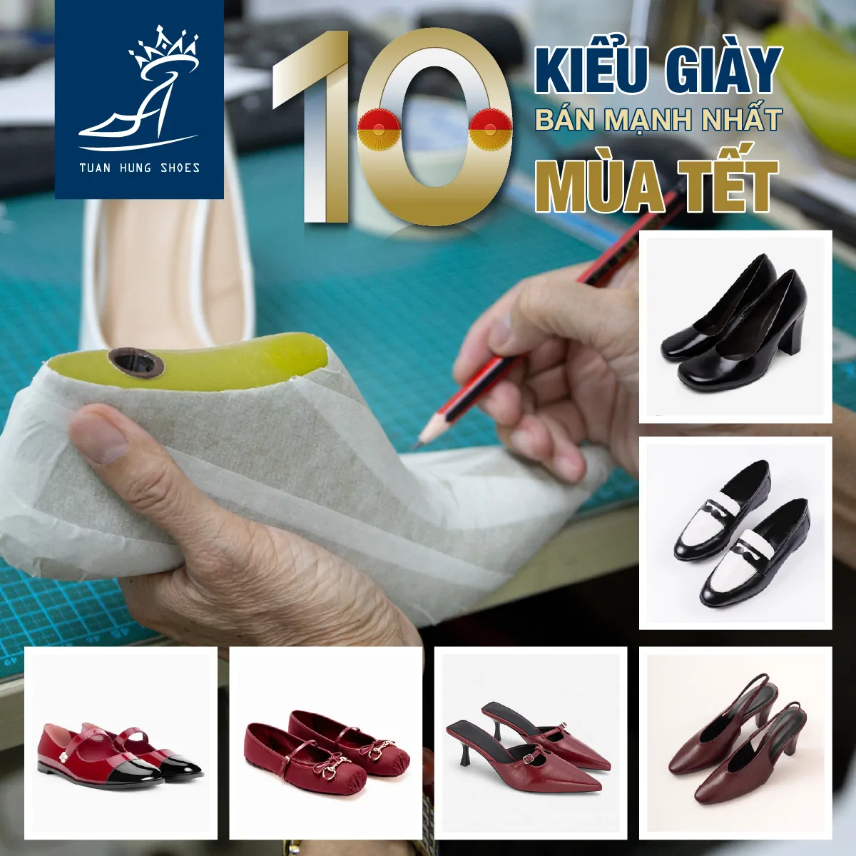 Xu hướng giày Tết 2026: Top 10 kiểu giày bán mạnh nhất mùa cao điểm (Data 3 năm) 1 Xu hướng giày Tết